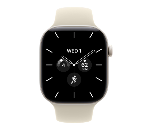 Apple Watch 12 46/Biała perła Ceramika/Piaskowy Pasek S/M 5G - 1594094 - zdjęcie 2